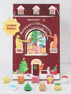 Momcozy Christmas Bath Bomb Advent Set 🎄 14pc BIG HUGS Gift Set NWT